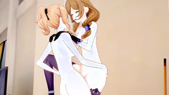 Genshin Impact: Futa Jean and Lisa in 3D Animated Action