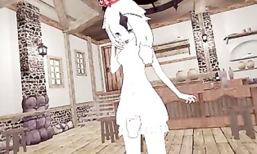 Futa Lumine Takes Paimon's Booty in Genshin Style