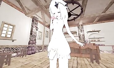Futa Lumine Takes Paimon's Booty in Genshin Style