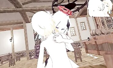 Futa Lumine Takes Paimon's Booty in Genshin Style