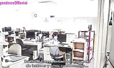 Uncensored Office Romp with Voluptuous Anime Babes