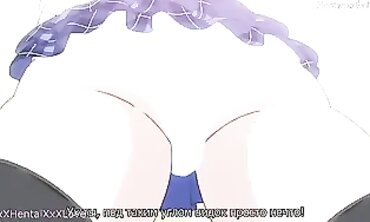 Uncensored Anime: Platinum-Blonde Babe Gets Raved by Her Homie