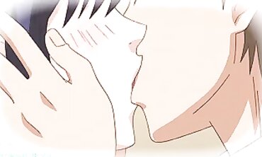 Uncensored Anime: Dark-Haired Babe's Rough Orgy with Creampie and Squirting