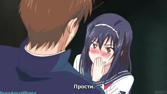 Uncensored Anime: Dark-Haired Babe's Rough Orgy with Creampie and Squirting