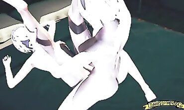 2B Futanari 3D SFM Animation