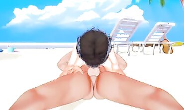 Persona 5 Sadayo Kawakami 3D Hentai Blowjob and Footjob