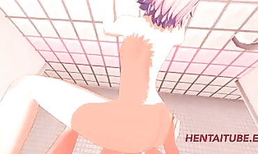 POV: Naruto Cosplay Takes Sakura in the Shower
