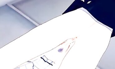 Emilia Futanari Cosplay in Re:Zero College