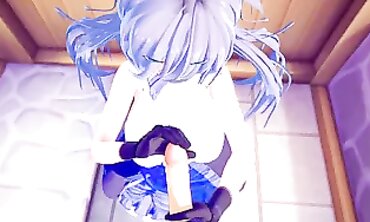 Yummy Catgirl Keqing Gets Creampied in 3D Genshin Animation