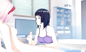 Futa Sakura Impregnates Petite Hinata in 3D Hentai