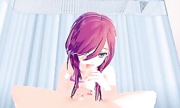 Miku Nakano 3D Hentai: Busty Anime Blowjob & Creampie
