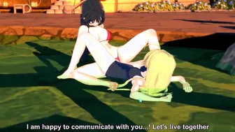 school DxD" - Female's Night Out! (Chinese Anime) - Giantess POINT OF VIEW-Female dominance Point of view, Feet wank & oral with Facial in HD