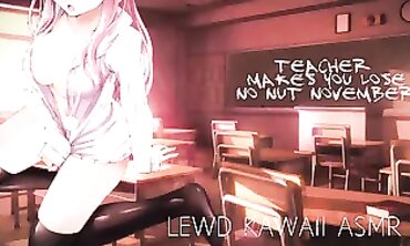 Lewd Kawaii ASMR: Professor Roleplay with Sound Porn