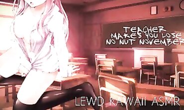 Lewd Kawaii ASMR: Professor Roleplay with Sound Porn