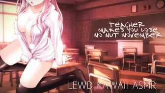 Lewd Kawaii ASMR: Professor Roleplay with Sound Porn