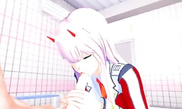 Zero Two Demands Spunk in 3D Koikatsu Animation