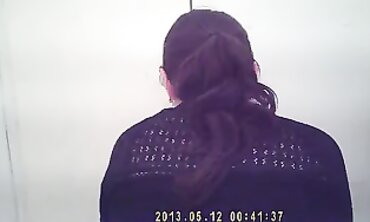 Spying on a Latina MILF's Big Ass in the Bathroom