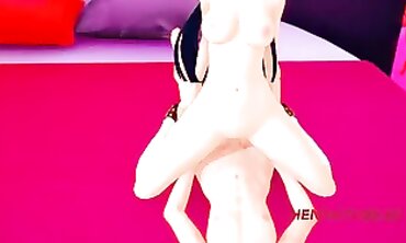 Hinata Cosplay Rides Boruto in Animated Hentai