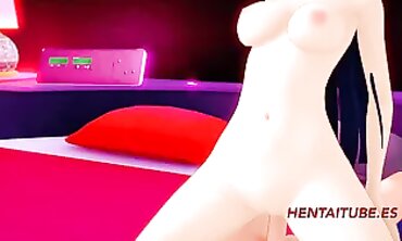 Hinata Cosplay Rides Boruto in Animated Hentai