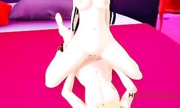 Hinata Cosplay Rides Boruto in Animated Hentai