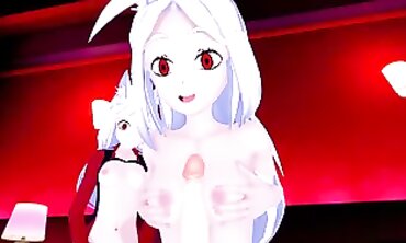 Helltaker 3D: Cerberus Triple Demon Orgy