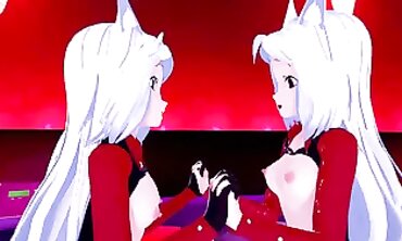 Helltaker 3D: Cerberus Triple Demon Orgy