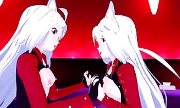 Helltaker 3D: Cerberus Triple Demon Orgy