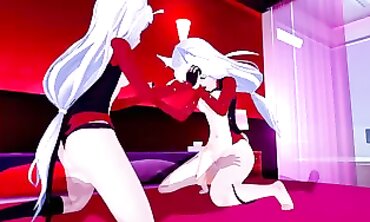 Helltaker 3D: Cerberus Triple Demon Orgy