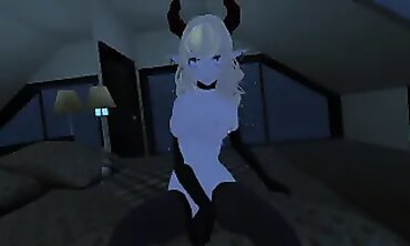 VirtuallyLewd Controls Her Lush Vibrator on Twitter