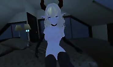 VirtuallyLewd Controls Her Lush Vibrator on Twitter