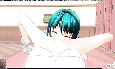 3D Yuri Schoolgirls Skip Gym Class for Lesbian Fun