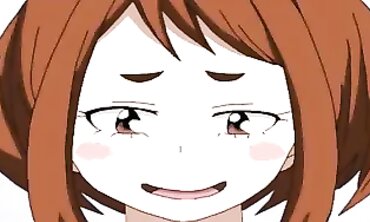Deku Roughly Pummels Uraraka in My Hero Academia Hentai