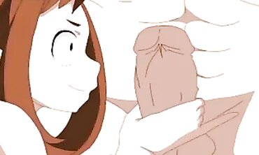 Deku Roughly Pummels Uraraka in My Hero Academia Hentai