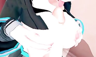 Tamaki Kotatsu FireForce 3D Hentai: Babe With Big Tits