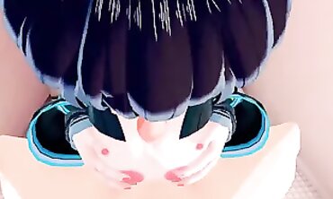 Tamaki Kotatsu FireForce 3D Hentai: Babe With Big Tits