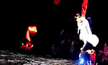 Milky-Haired Elve Gets Monster Gangbang in 3D Game Animation