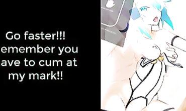 Shinon From Sword Art Online Gives Jerk Off Instructions