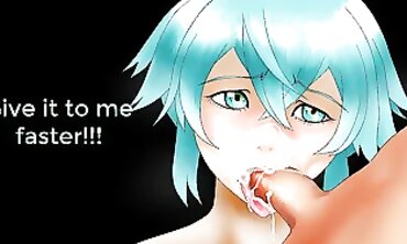 Shinon From Sword Art Online Gives Jerk Off Instructions