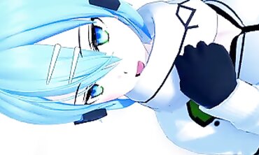 SAO Sinon Ultra-Kinky Fuck-A-Thon in 3D