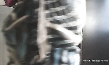 Stepfather Can't Resist Creampie While I'm Alone at Home