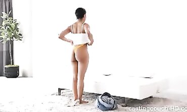 Exotic Natural Beauty Gets Wild Throat and Booty Action