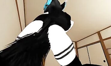 VRHottie Ebony Brunette POV Lap Dance & Railing