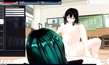 3D Toon Schoolgirls Have Fun After Class