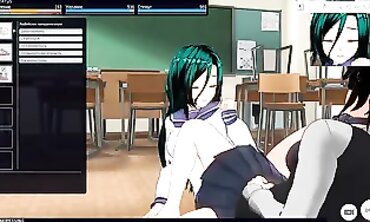 3D Toon Schoolgirls Have Fun After Class
