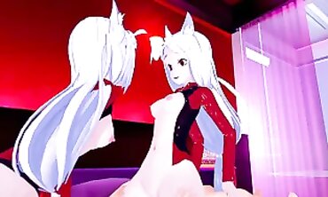 Helltaker Trio: 3D Animated Demon Orgy