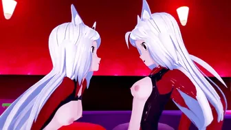 Helltaker Trio: 3D Animated Demon Orgy