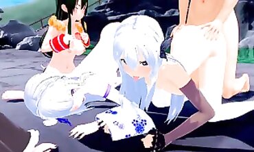 Re:Zero 3D Hentai: Ahegao Aura's Wild Romp
