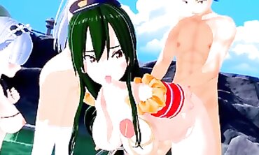 Re:Zero 3D Hentai: Ahegao Aura's Wild Romp