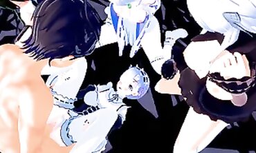 Re:Zero 3D Hentai: Ahegao Aura's Wild Romp