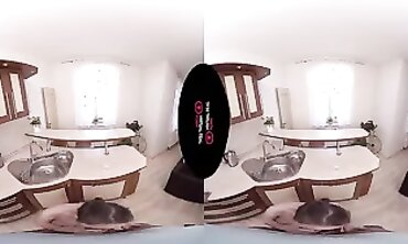 Virtual Real Porno - Hot Latina Babe Rides A Big Dick In VR